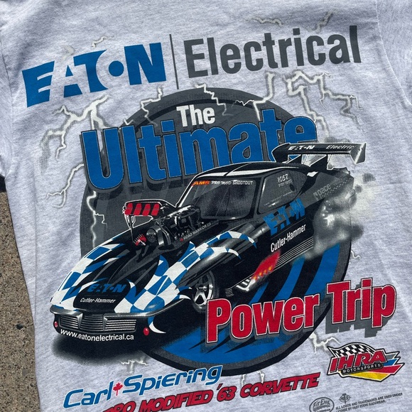 Vintage 90s Racing Tee - Picture 2 of 4